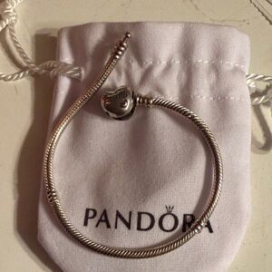 Pandora Twisted Silver Bracelet